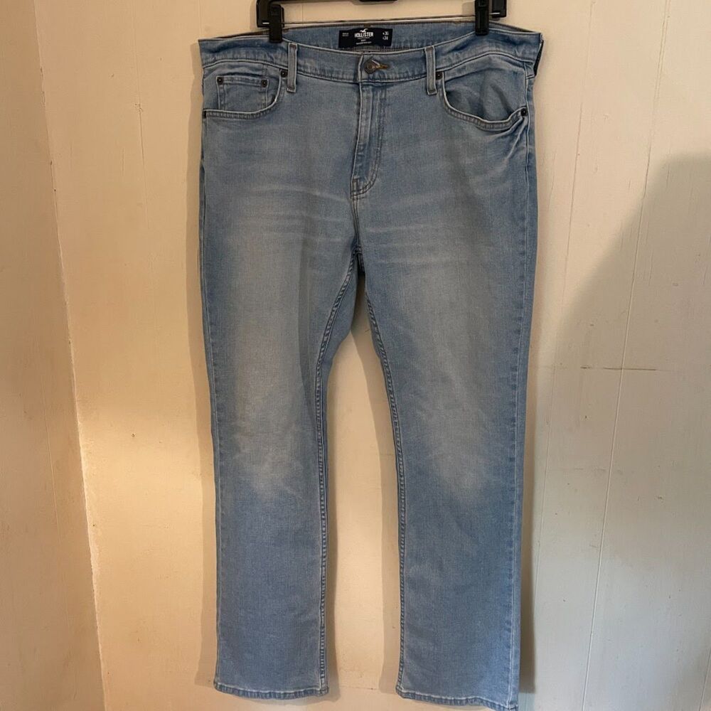 Men's HOLLISTER EPIC FLEX Boot Cut JEANS 36 x 34 Nwot